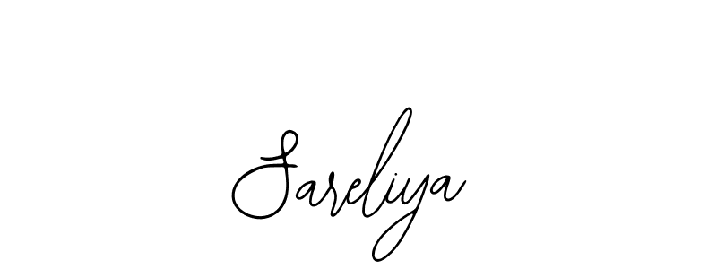 Use a signature maker to create a handwritten signature online. With this signature software, you can design (Bearetta-2O07w) your own signature for name Sareliya. Sareliya signature style 12 images and pictures png