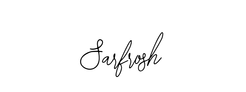 Similarly Bearetta-2O07w is the best handwritten signature design. Signature creator online .You can use it as an online autograph creator for name Sarfrosh. Sarfrosh signature style 12 images and pictures png