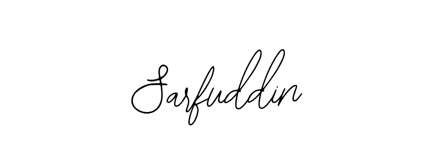 Sarfuddin stylish signature style. Best Handwritten Sign (Bearetta-2O07w) for my name. Handwritten Signature Collection Ideas for my name Sarfuddin. Sarfuddin signature style 12 images and pictures png