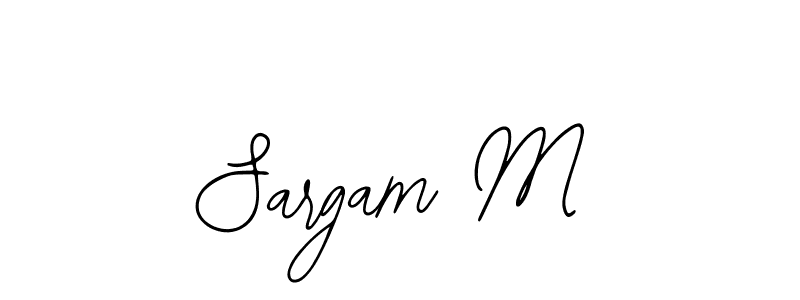 Also You can easily find your signature by using the search form. We will create Sargam M name handwritten signature images for you free of cost using Bearetta-2O07w sign style. Sargam M signature style 12 images and pictures png