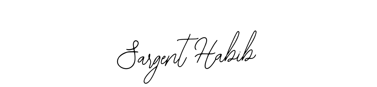 See photos of Sargent Habib official signature by Spectra . Check more albums & portfolios. Read reviews & check more about Bearetta-2O07w font. Sargent Habib signature style 12 images and pictures png