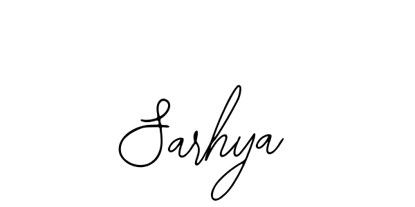 How to Draw Sarhya signature style? Bearetta-2O07w is a latest design signature styles for name Sarhya. Sarhya signature style 12 images and pictures png