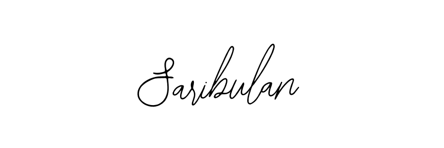 You should practise on your own different ways (Bearetta-2O07w) to write your name (Saribulan) in signature. don't let someone else do it for you. Saribulan signature style 12 images and pictures png