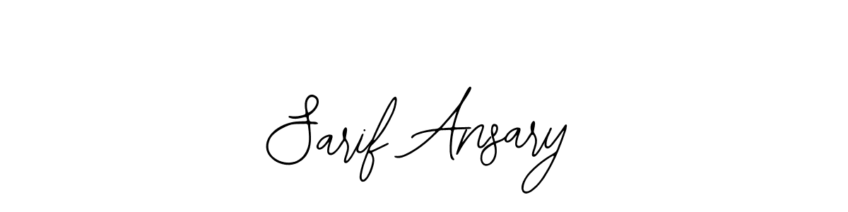 How to make Sarif Ansary signature? Bearetta-2O07w is a professional autograph style. Create handwritten signature for Sarif Ansary name. Sarif Ansary signature style 12 images and pictures png