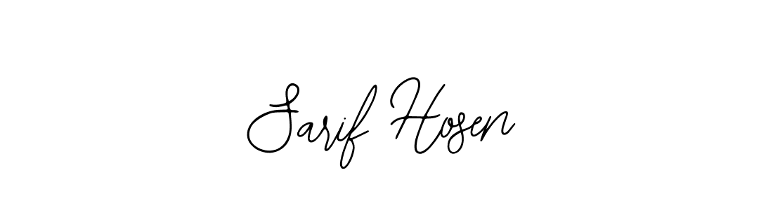 You should practise on your own different ways (Bearetta-2O07w) to write your name (Sarif Hosen) in signature. don't let someone else do it for you. Sarif Hosen signature style 12 images and pictures png