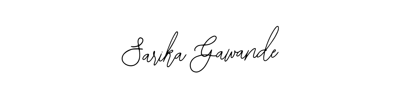 Make a beautiful signature design for name Sarika Gawande. Use this online signature maker to create a handwritten signature for free. Sarika Gawande signature style 12 images and pictures png