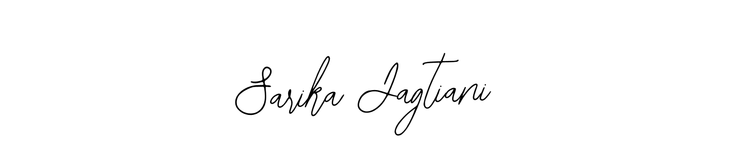 How to make Sarika Jagtiani name signature. Use Bearetta-2O07w style for creating short signs online. This is the latest handwritten sign. Sarika Jagtiani signature style 12 images and pictures png