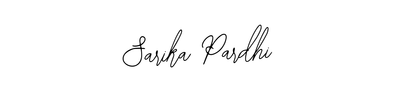 You should practise on your own different ways (Bearetta-2O07w) to write your name (Sarika Pardhi) in signature. don't let someone else do it for you. Sarika Pardhi signature style 12 images and pictures png