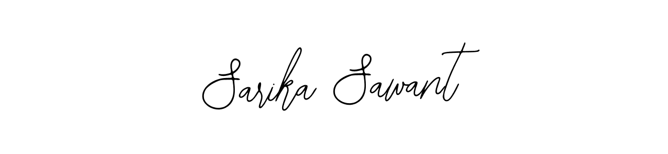 You should practise on your own different ways (Bearetta-2O07w) to write your name (Sarika Sawant) in signature. don't let someone else do it for you. Sarika Sawant signature style 12 images and pictures png