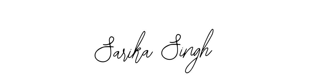 How to make Sarika Singh signature? Bearetta-2O07w is a professional autograph style. Create handwritten signature for Sarika Singh name. Sarika Singh signature style 12 images and pictures png