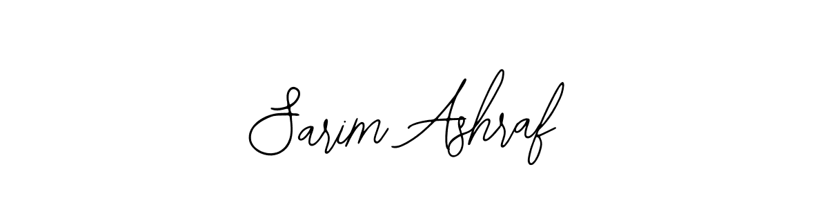 Similarly Bearetta-2O07w is the best handwritten signature design. Signature creator online .You can use it as an online autograph creator for name Sarim Ashraf. Sarim Ashraf signature style 12 images and pictures png