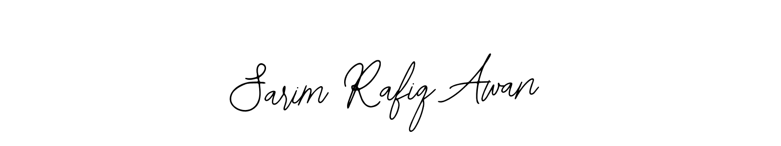 Also we have Sarim Rafiq Awan name is the best signature style. Create professional handwritten signature collection using Bearetta-2O07w autograph style. Sarim Rafiq Awan signature style 12 images and pictures png