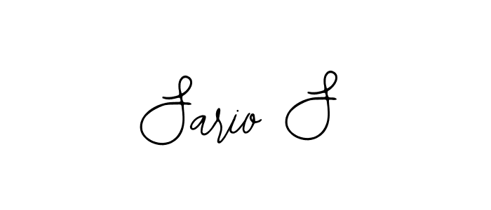 Once you've used our free online signature maker to create your best signature Bearetta-2O07w style, it's time to enjoy all of the benefits that Sario S name signing documents. Sario S signature style 12 images and pictures png