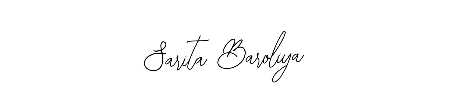 Sarita Baroliya stylish signature style. Best Handwritten Sign (Bearetta-2O07w) for my name. Handwritten Signature Collection Ideas for my name Sarita Baroliya. Sarita Baroliya signature style 12 images and pictures png
