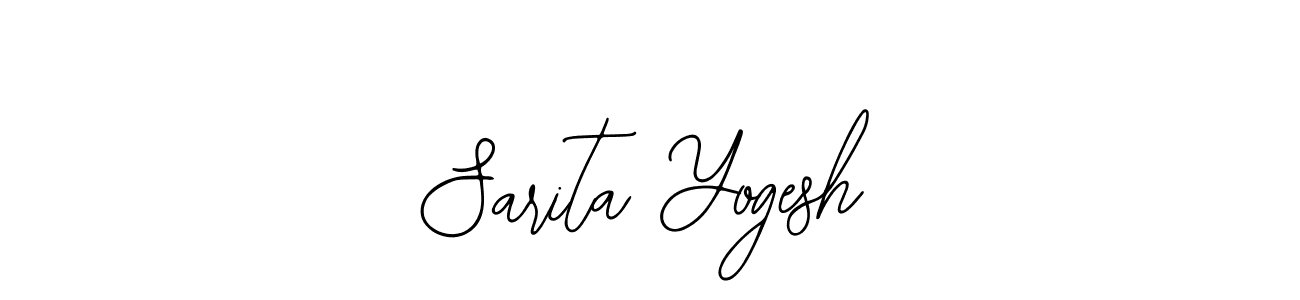 if you are searching for the best signature style for your name Sarita Yogesh. so please give up your signature search. here we have designed multiple signature styles  using Bearetta-2O07w. Sarita Yogesh signature style 12 images and pictures png