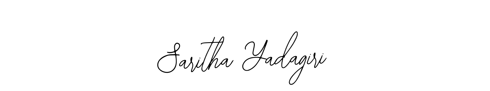 You should practise on your own different ways (Bearetta-2O07w) to write your name (Saritha Yadagiri) in signature. don't let someone else do it for you. Saritha Yadagiri signature style 12 images and pictures png