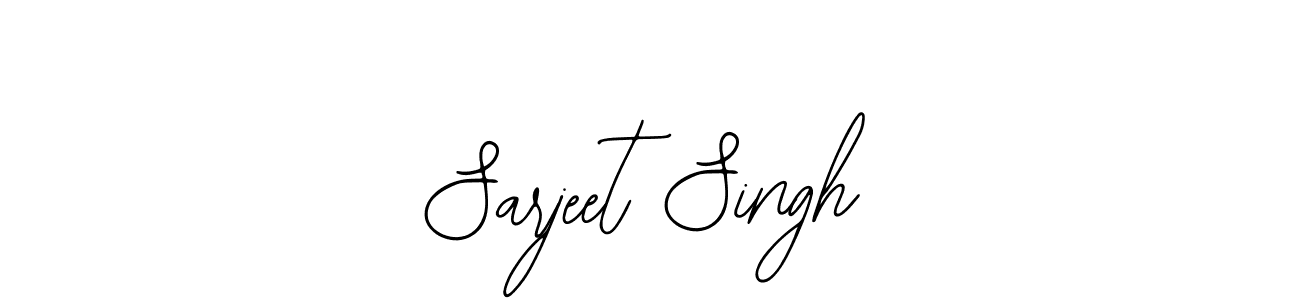 You should practise on your own different ways (Bearetta-2O07w) to write your name (Sarjeet Singh) in signature. don't let someone else do it for you. Sarjeet Singh signature style 12 images and pictures png