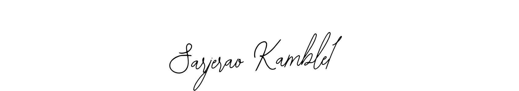 Use a signature maker to create a handwritten signature online. With this signature software, you can design (Bearetta-2O07w) your own signature for name Sarjerao Kamble18. Sarjerao Kamble18 signature style 12 images and pictures png