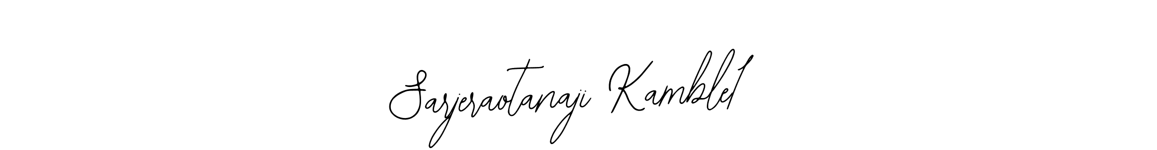 The best way (Bearetta-2O07w) to make a short signature is to pick only two or three words in your name. The name Sarjeraotanaji Kamble18 include a total of six letters. For converting this name. Sarjeraotanaji Kamble18 signature style 12 images and pictures png