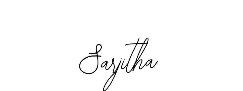 Design your own signature with our free online signature maker. With this signature software, you can create a handwritten (Bearetta-2O07w) signature for name Sarjitha. Sarjitha signature style 12 images and pictures png