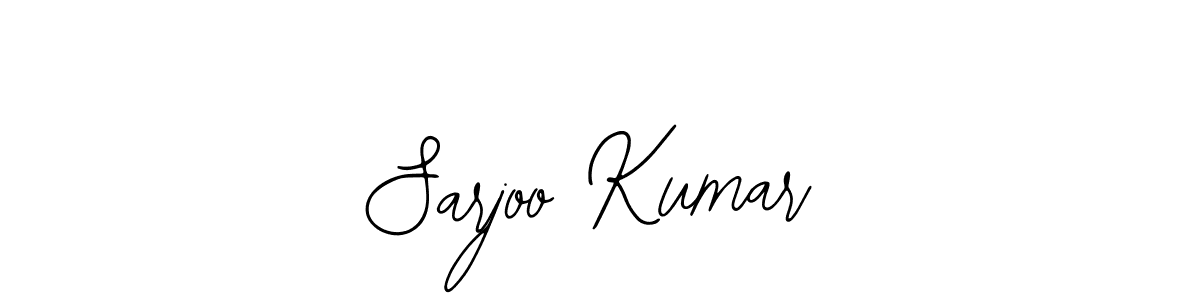 You should practise on your own different ways (Bearetta-2O07w) to write your name (Sarjoo Kumar) in signature. don't let someone else do it for you. Sarjoo Kumar signature style 12 images and pictures png