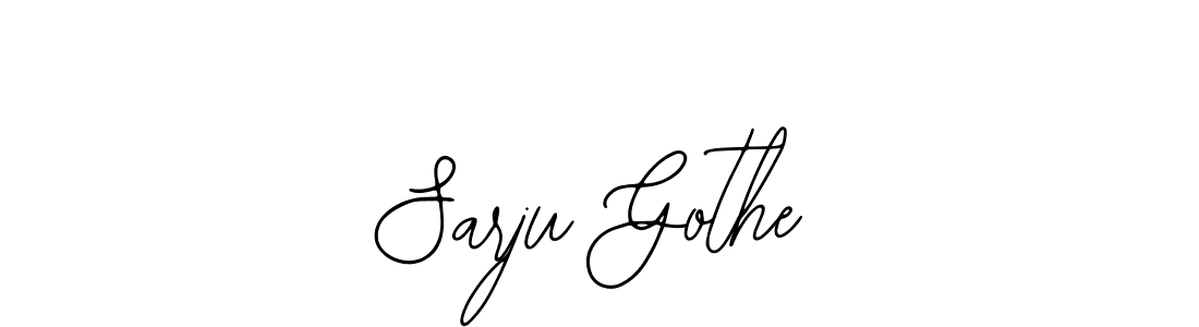 Design your own signature with our free online signature maker. With this signature software, you can create a handwritten (Bearetta-2O07w) signature for name Sarju Gothe. Sarju Gothe signature style 12 images and pictures png