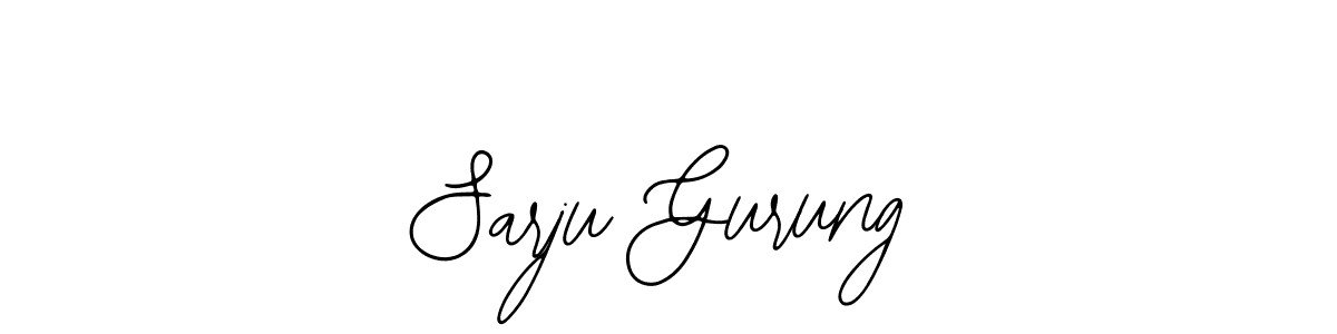 Design your own signature with our free online signature maker. With this signature software, you can create a handwritten (Bearetta-2O07w) signature for name Sarju Gurung. Sarju Gurung signature style 12 images and pictures png