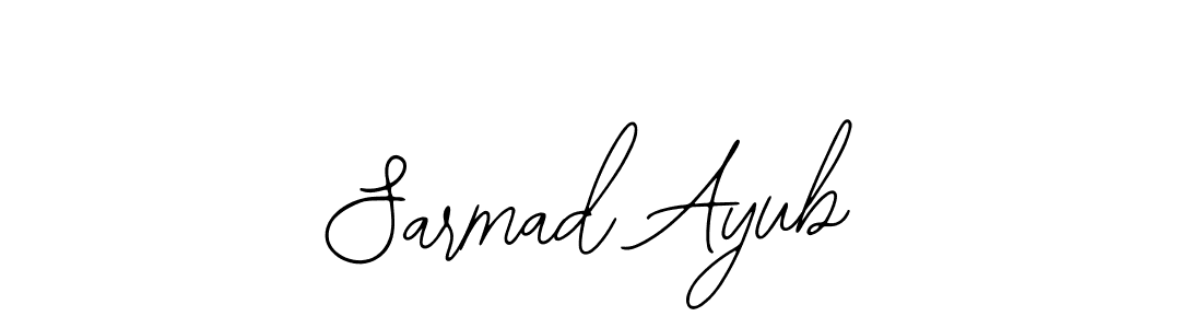 Make a beautiful signature design for name Sarmad Ayub. Use this online signature maker to create a handwritten signature for free. Sarmad Ayub signature style 12 images and pictures png