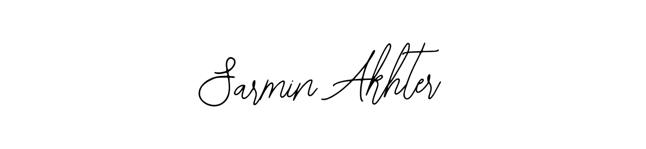 How to make Sarmin Akhter signature? Bearetta-2O07w is a professional autograph style. Create handwritten signature for Sarmin Akhter name. Sarmin Akhter signature style 12 images and pictures png