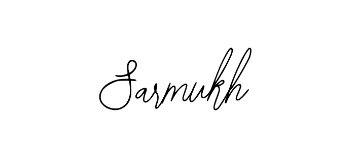 Make a beautiful signature design for name Sarmukh. With this signature (Bearetta-2O07w) style, you can create a handwritten signature for free. Sarmukh signature style 12 images and pictures png