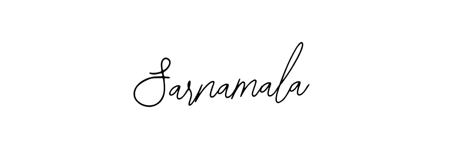 Use a signature maker to create a handwritten signature online. With this signature software, you can design (Bearetta-2O07w) your own signature for name Sarnamala. Sarnamala signature style 12 images and pictures png