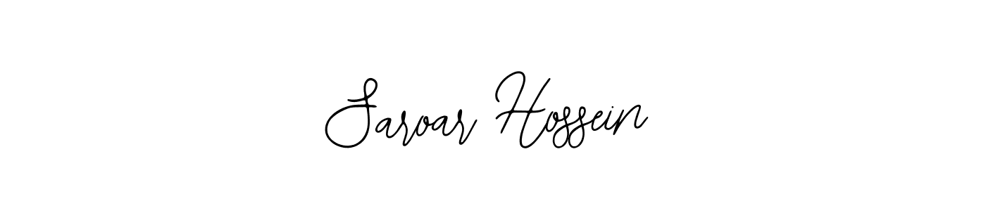 if you are searching for the best signature style for your name Saroar Hossein. so please give up your signature search. here we have designed multiple signature styles  using Bearetta-2O07w. Saroar Hossein signature style 12 images and pictures png