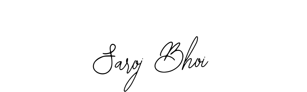 Make a beautiful signature design for name Saroj Bhoi. With this signature (Bearetta-2O07w) style, you can create a handwritten signature for free. Saroj Bhoi signature style 12 images and pictures png