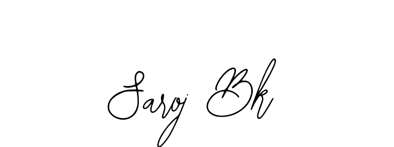 Make a beautiful signature design for name Saroj Bk. Use this online signature maker to create a handwritten signature for free. Saroj Bk signature style 12 images and pictures png