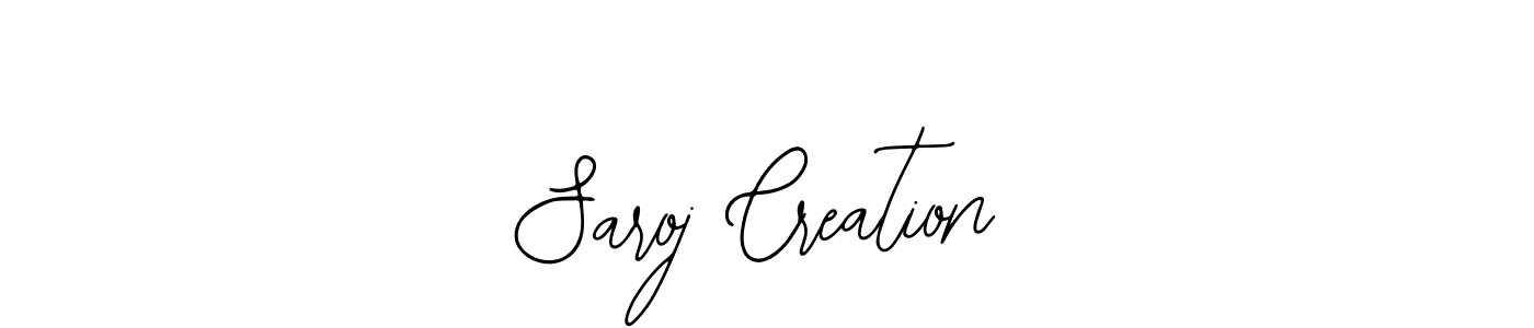 How to Draw Saroj Creation signature style? Bearetta-2O07w is a latest design signature styles for name Saroj Creation. Saroj Creation signature style 12 images and pictures png