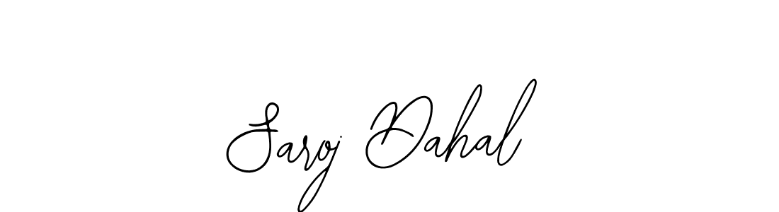 Design your own signature with our free online signature maker. With this signature software, you can create a handwritten (Bearetta-2O07w) signature for name Saroj Dahal. Saroj Dahal signature style 12 images and pictures png