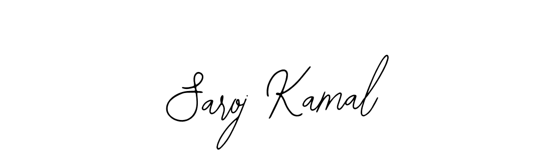 Create a beautiful signature design for name Saroj Kamal. With this signature (Bearetta-2O07w) fonts, you can make a handwritten signature for free. Saroj Kamal signature style 12 images and pictures png