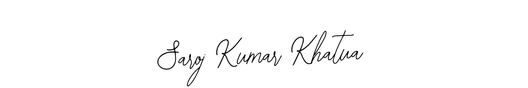Also You can easily find your signature by using the search form. We will create Saroj Kumar Khatua name handwritten signature images for you free of cost using Bearetta-2O07w sign style. Saroj Kumar Khatua signature style 12 images and pictures png