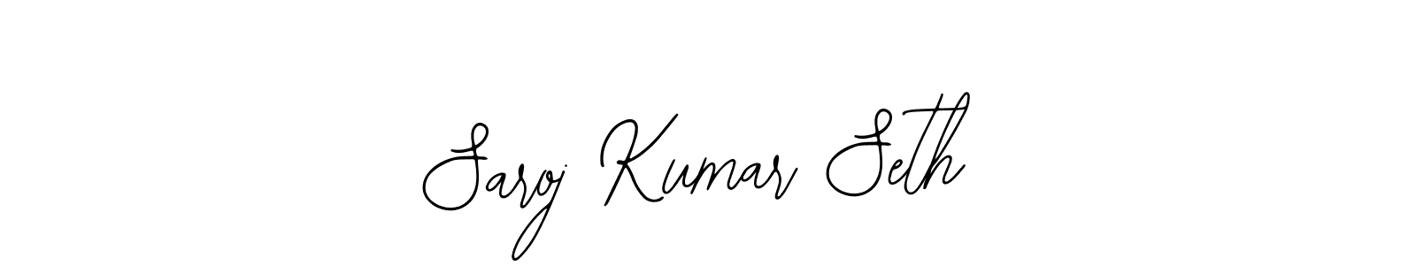 Similarly Bearetta-2O07w is the best handwritten signature design. Signature creator online .You can use it as an online autograph creator for name Saroj Kumar Seth. Saroj Kumar Seth signature style 12 images and pictures png