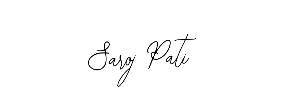 Also we have Saroj Pati name is the best signature style. Create professional handwritten signature collection using Bearetta-2O07w autograph style. Saroj Pati signature style 12 images and pictures png