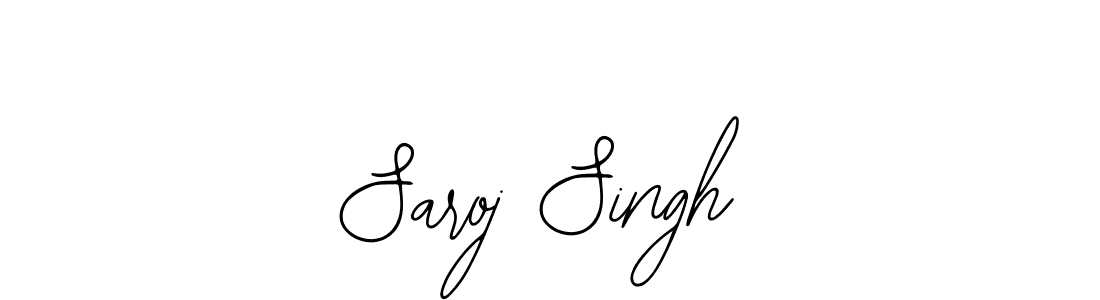 How to make Saroj Singh name signature. Use Bearetta-2O07w style for creating short signs online. This is the latest handwritten sign. Saroj Singh signature style 12 images and pictures png