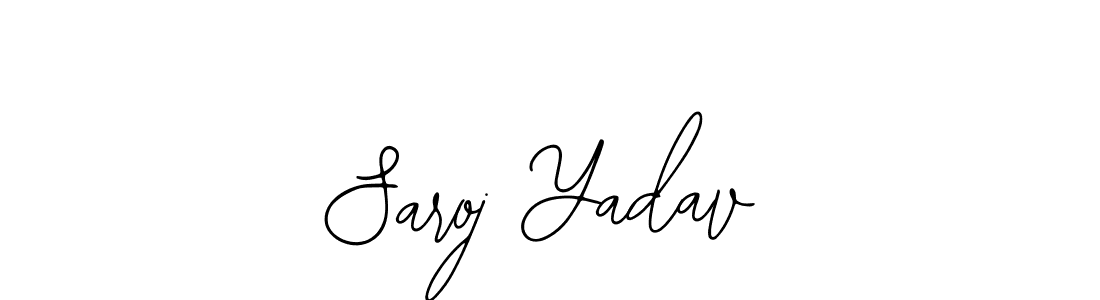 Saroj Yadav stylish signature style. Best Handwritten Sign (Bearetta-2O07w) for my name. Handwritten Signature Collection Ideas for my name Saroj Yadav. Saroj Yadav signature style 12 images and pictures png