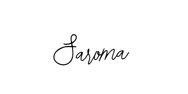 Saroma stylish signature style. Best Handwritten Sign (Bearetta-2O07w) for my name. Handwritten Signature Collection Ideas for my name Saroma. Saroma signature style 12 images and pictures png