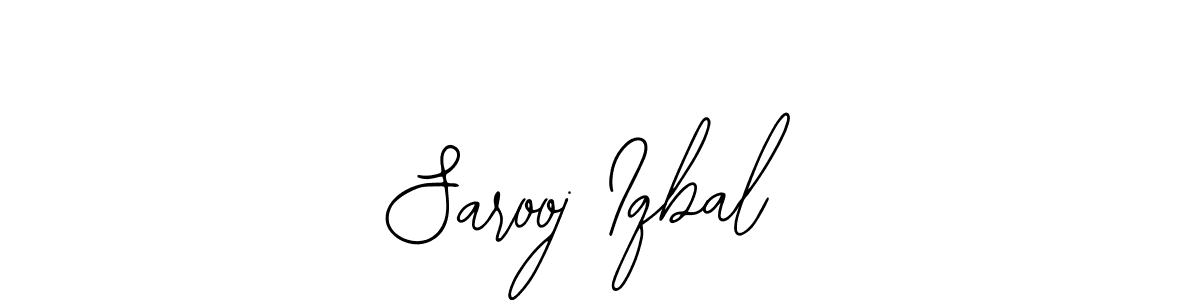 Also we have Sarooj Iqbal name is the best signature style. Create professional handwritten signature collection using Bearetta-2O07w autograph style. Sarooj Iqbal signature style 12 images and pictures png