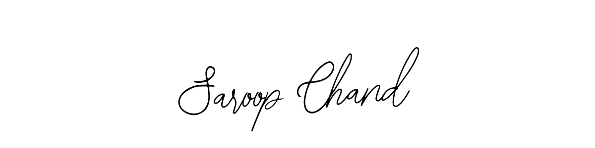 Create a beautiful signature design for name Saroop Chand. With this signature (Bearetta-2O07w) fonts, you can make a handwritten signature for free. Saroop Chand signature style 12 images and pictures png