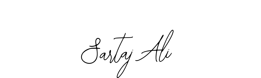 The best way (Bearetta-2O07w) to make a short signature is to pick only two or three words in your name. The name Sartaj Ali include a total of six letters. For converting this name. Sartaj Ali signature style 12 images and pictures png