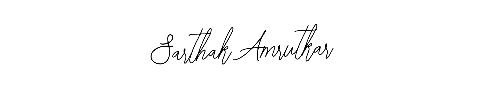 You should practise on your own different ways (Bearetta-2O07w) to write your name (Sarthak Amrutkar) in signature. don't let someone else do it for you. Sarthak Amrutkar signature style 12 images and pictures png