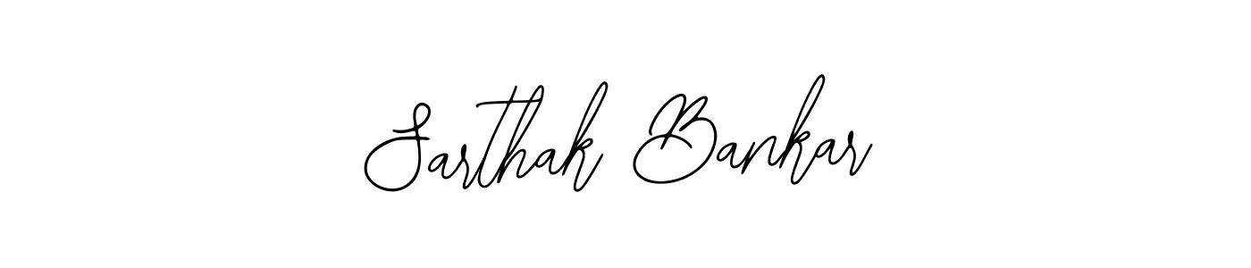 You should practise on your own different ways (Bearetta-2O07w) to write your name (Sarthak Bankar) in signature. don't let someone else do it for you. Sarthak Bankar signature style 12 images and pictures png