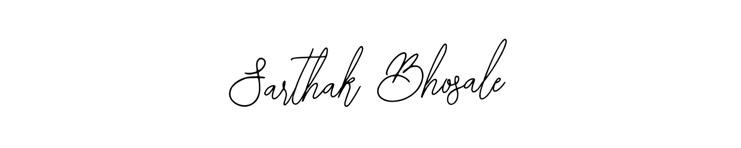 Similarly Bearetta-2O07w is the best handwritten signature design. Signature creator online .You can use it as an online autograph creator for name Sarthak Bhosale. Sarthak Bhosale signature style 12 images and pictures png