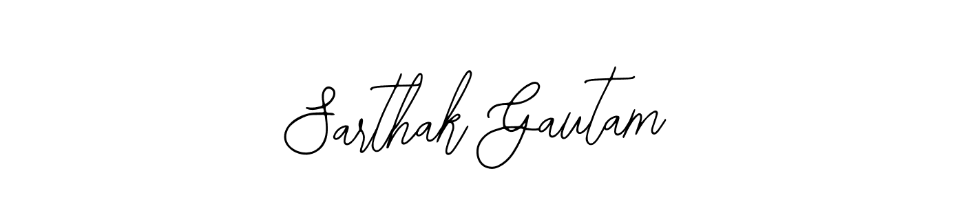 Use a signature maker to create a handwritten signature online. With this signature software, you can design (Bearetta-2O07w) your own signature for name Sarthak Gautam. Sarthak Gautam signature style 12 images and pictures png